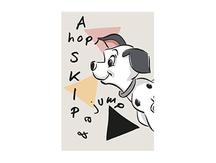 Komar 101 Dalmatiner Angles - Größe: 50 x 70 cm, Wandbild, Poster, Kunstdruck (ohne Rahmen), Disney