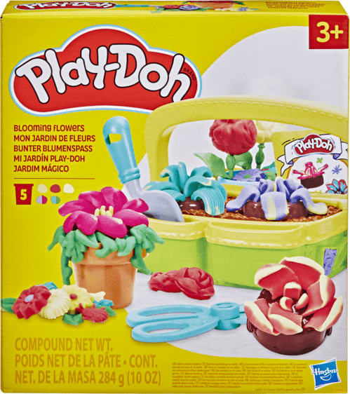 Play-Doh Blooming Flowers Creative Modeling Kit for Kids - 3+ yrs - Ages 3 and Up