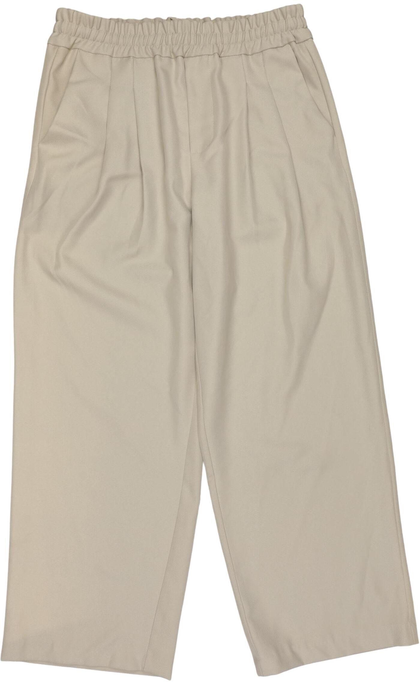 Topshop Damen Stoffhose, Beige, Gr. EU 36, Synthetik - Second Hand