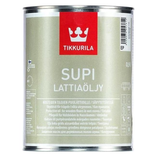 Tikkurila Supi Lattiaoljy Floor Oil Ec-Pm 0.9l (61900700110)