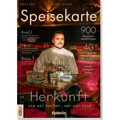 tipBerlin Speisekarte 2025, Taschenbuch von , Tip Berlin Media Group, 978-3-946631-68-2