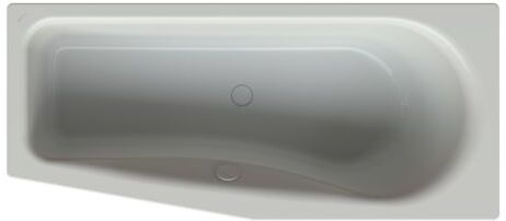 Bette BetteLuna Badewanne 2750-002 manhattan, 170x75x45cm, Schräge Fußende links