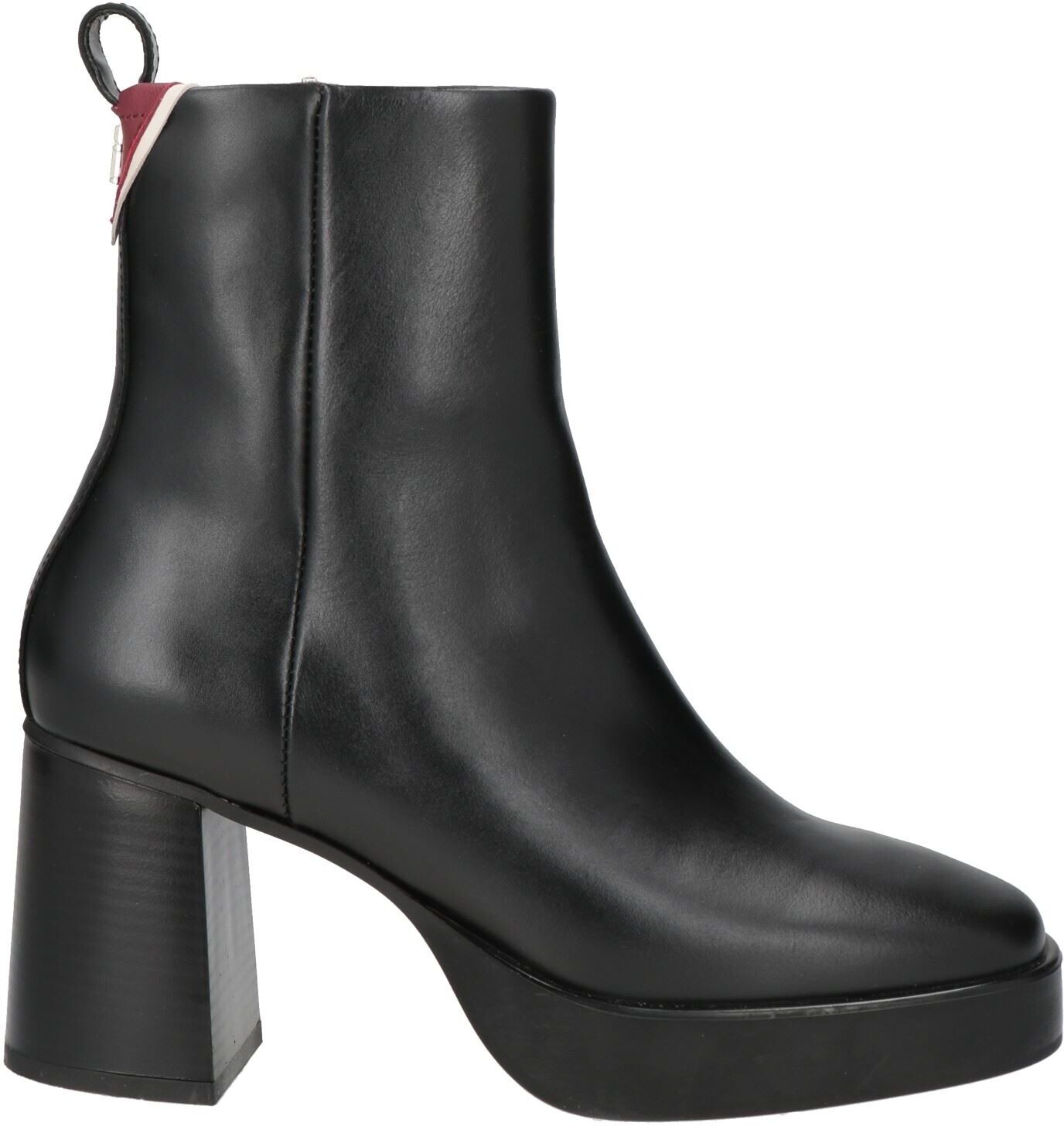 Tommy Hilfiger Botines de caña alta Mujer Negro 36,38,39,40,41 Mujer