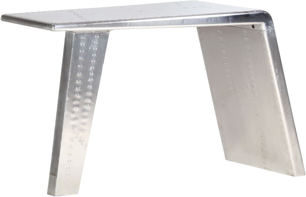 Rio Dunkley Writing Desk Silver 76cm H X 112cm W X 50cm D