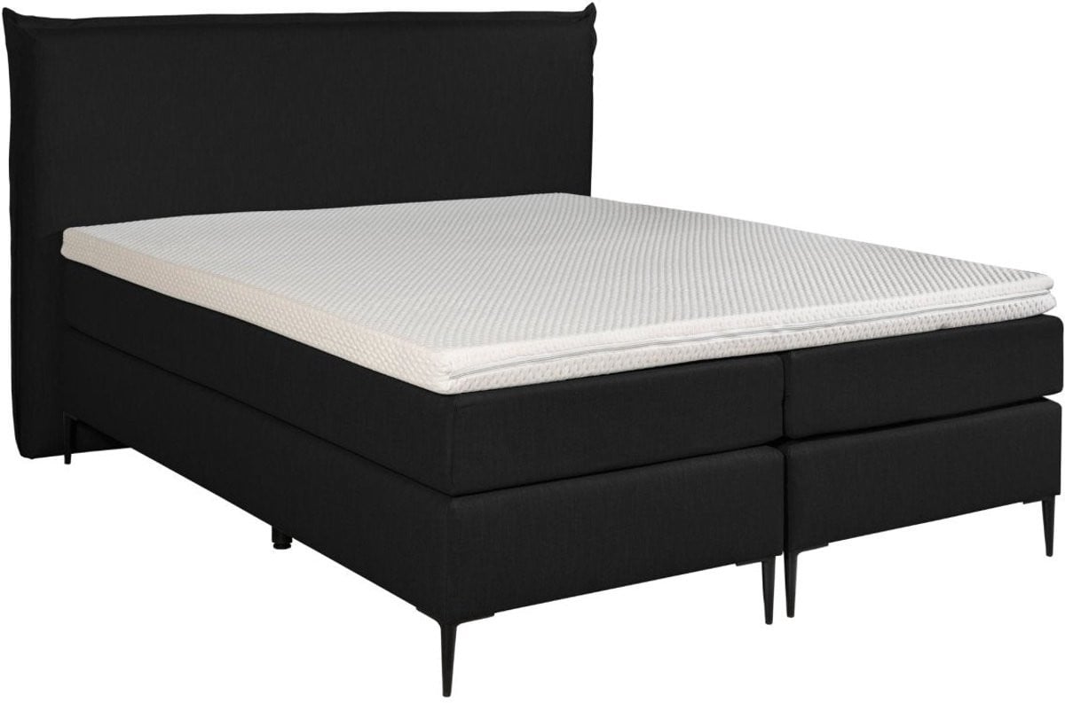 Mörgenn Studio Boxspring Complete Set - Lichtgrijs - B/D: 180 x 210 cm