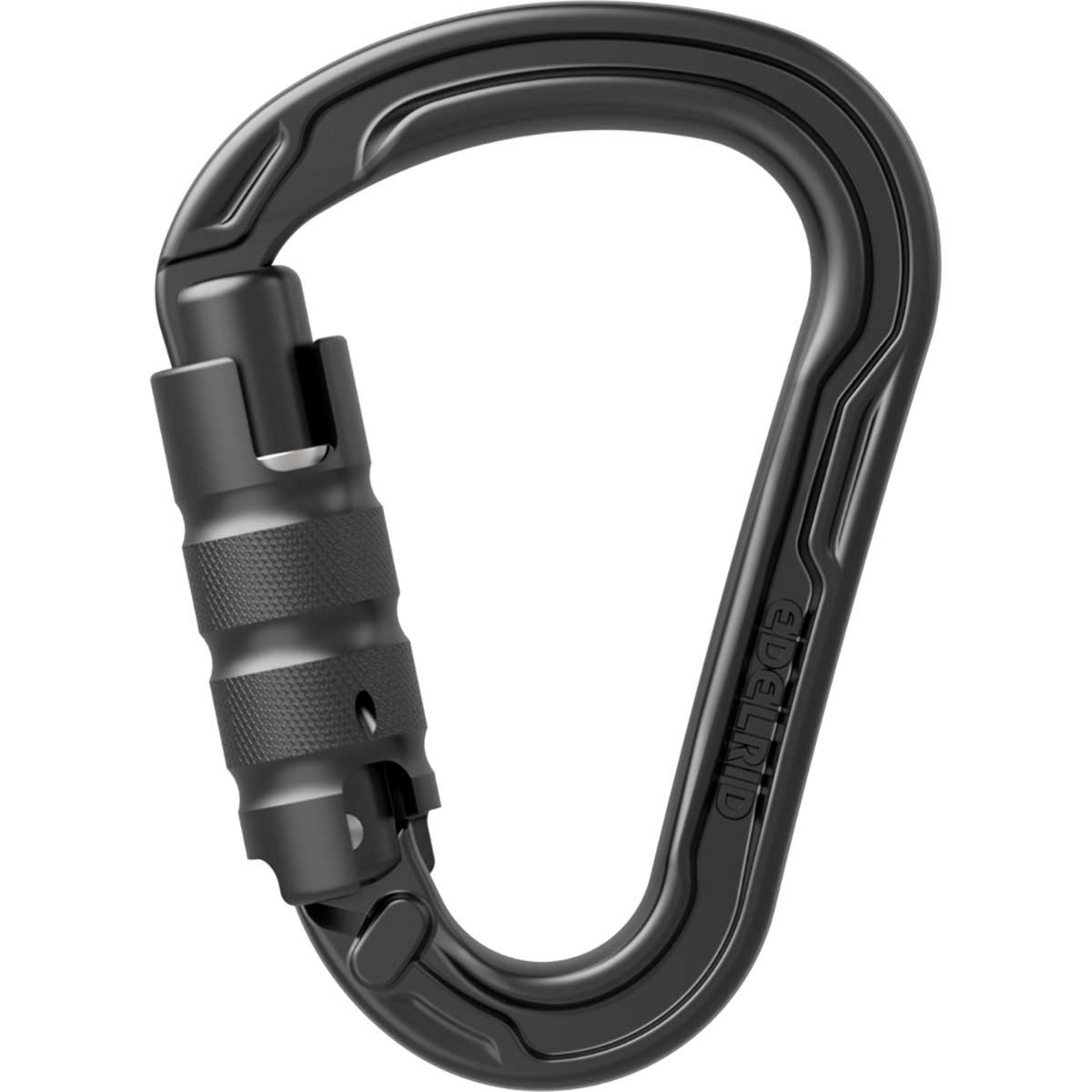 Edelrid HMS Strike Triple Karabiner Karabiner schwarz Alpinklettern | Sportklettern
