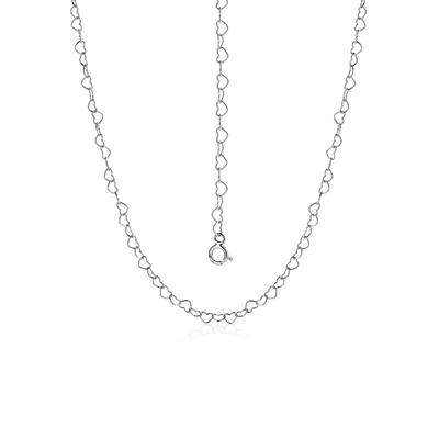 Kette ohne Anhänger FIRETTI "Schmuck Geschenk Silber 925 Halsschmuck Halskette Fantasie" Gr. 45, silber (silberfarben), Halsketten, Damen, 45, Silber 925 (Sterlingsilber), B: 3mm, Made in Germany, B:3mm
