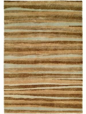 KALATY Jade Multiple Earth Tones Hand-knotted Area Rug