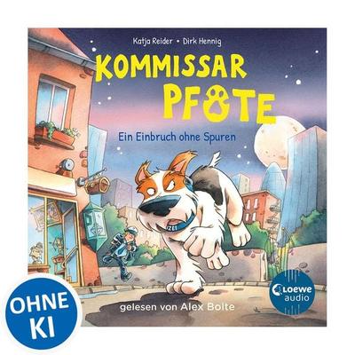 Kommissar Pfote (Band 6) - Ein Einbruch ohne Spuren - Katja Reider, Audio, 9783689580070