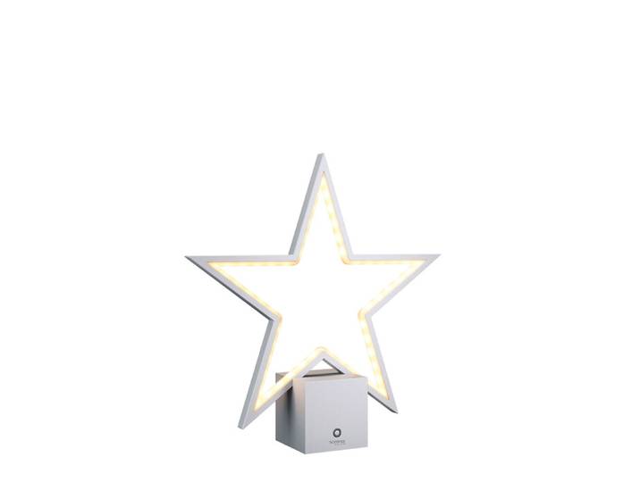 LED-Tischleuchte Lucy 2.0 sompex silber, 34x33.5x8 cm