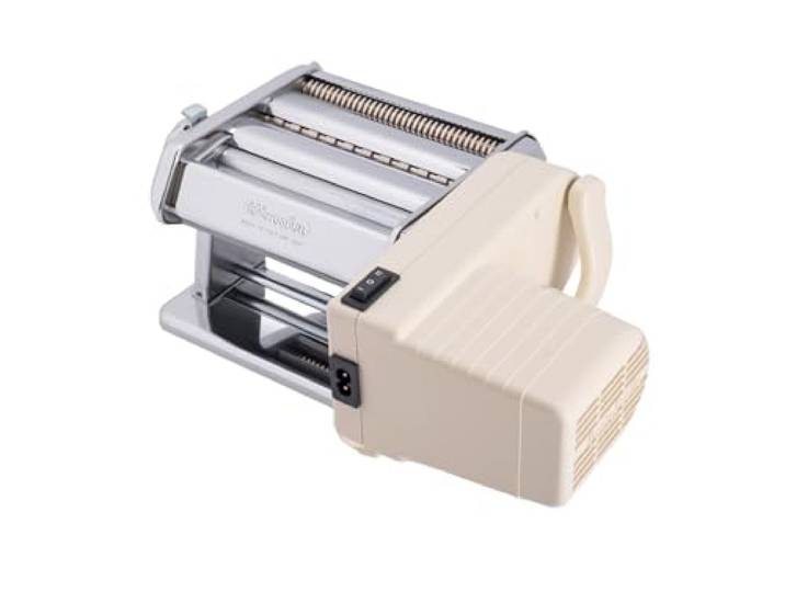 Imperia Titania Electric. Machine à pâtes électrique 220v. Fabrique en Italie. Machine à pâtes fraîches avec moteur électrique. Laminatrice électrique Lasagnes\, Tagliolini\, Fettuccine.