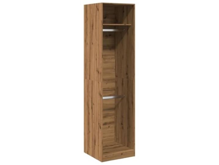 Makastle Kleiderschrank Artisan-Eiche 50x50x200 cm Holzwerkstoff