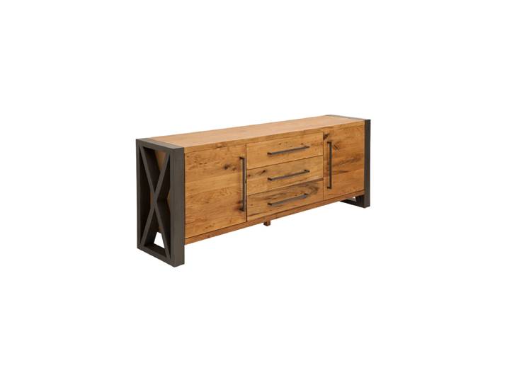 Grosses Massivholz Sideboard „Thorus“ Eiche Invicta Interiors