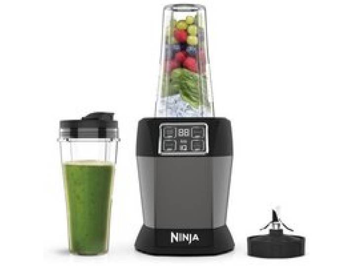 Blender - NINJA - BN495EU - 1000 W - 2 x 700 ml - Gris Noir