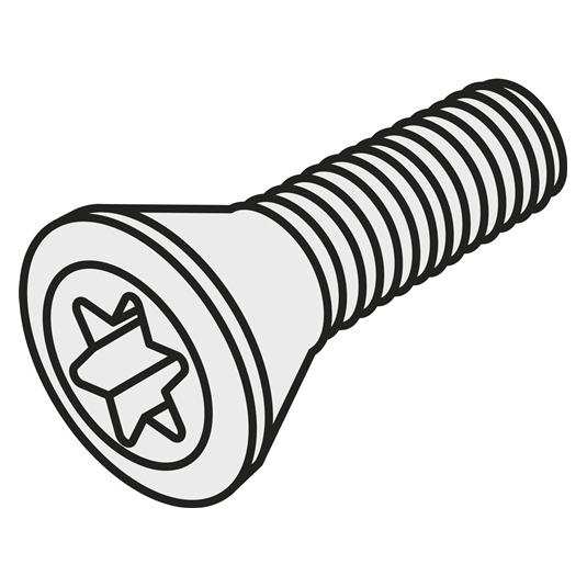 Pramet Wendeschneidplatten-Schraube ISO DVF 3584 Bruttogewicht 0,1g (DVF 3584)