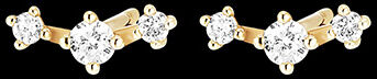 Edenly Ohrringe Frische - Tara - Gelbgold, 18 Karat, mit Diamanten