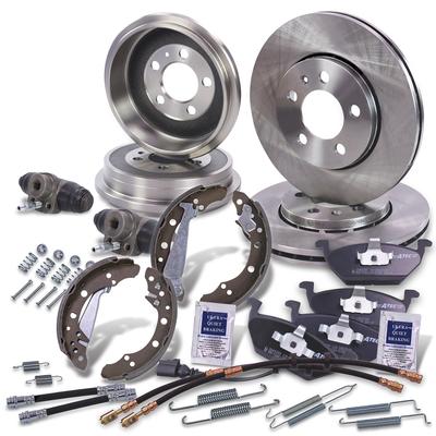 Bestprice Komplettset Bremsscheiben+Bremsbacken Vorne+Hinten [Hersteller-Nr. 10605118] für Skoda