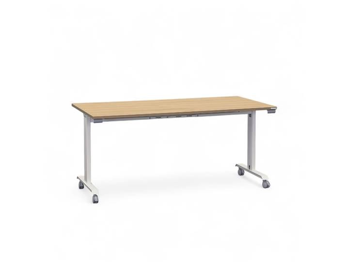 Klapptisch Tradingzone Kos 160x80 cm, Eiche/Weiss, Rechteckig, Neu - Perfekt für Meetings