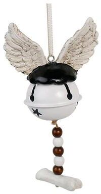 Snug & Styled Halloween Devil Wing Wind Chime Hanging Decoration For Gothic Home & Party Decor Wings