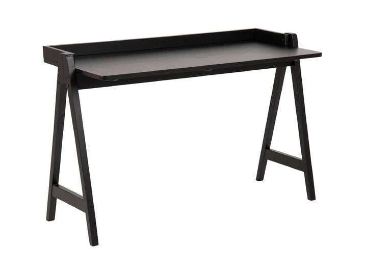 Schreibtisch AC DESIGN Miso , schwarz, B:126cm H:80cm T:51cm, Tische, Schreibtisch