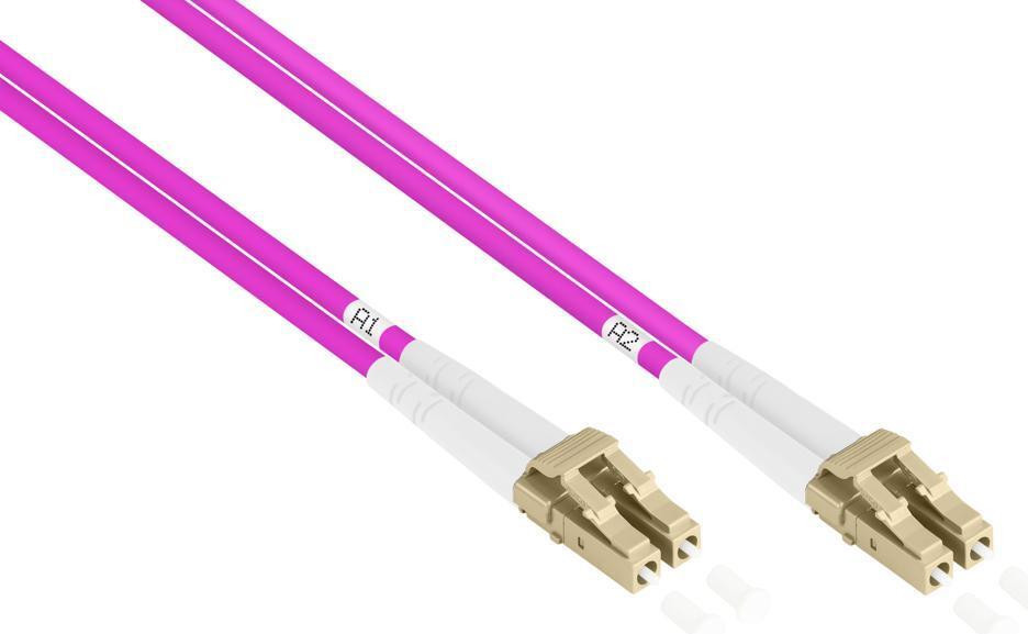 Good Connections OM4 vezeloptiek DPX gepantserde kabel LC/LC multimode 50/125 µm 30 meter