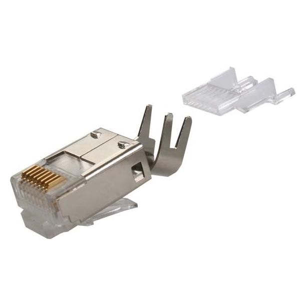 Telegärtner J00026A0165X Drahtverbinder RJ45 Transparent (Netzwerkkabel Stecker) (J00026A0165X)