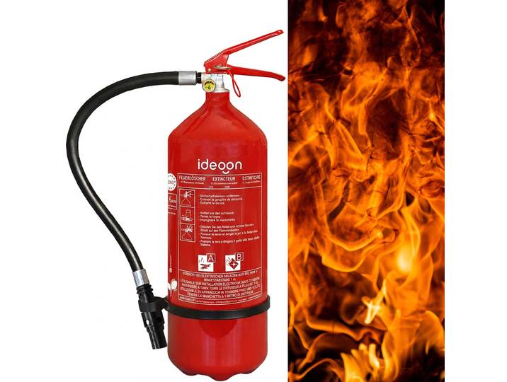 Schaumfeuerlöscher, 6l, Fluorfrei, Brandklasse A B