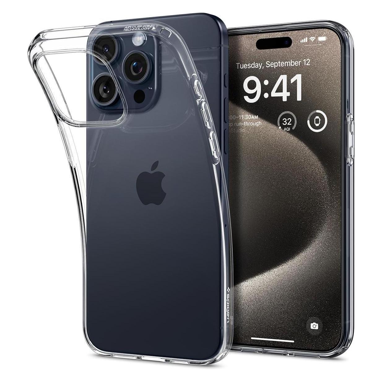 Spigen Liquid Crystal (Apple iPhone 15 Pro Max) (1489652001)