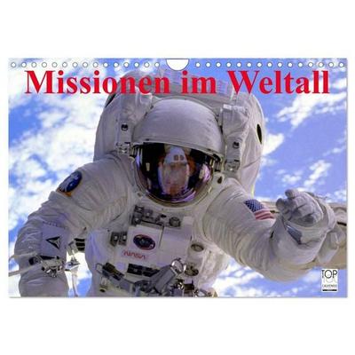 Missionen im Weltall (Wandkalender 2027 DIN A4 quer), CALVENDO Monatskalender