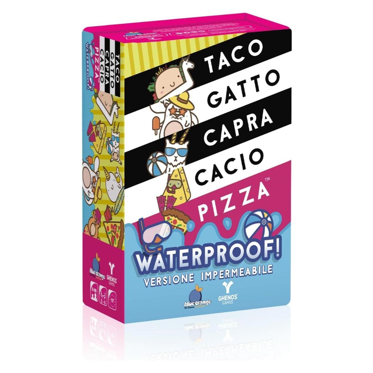 Ghenos Games Taco Gatto Capra Cacio Pizza - Waterproof (Deutsch, Englisch, 2 - 6 Spieler) (59860651)