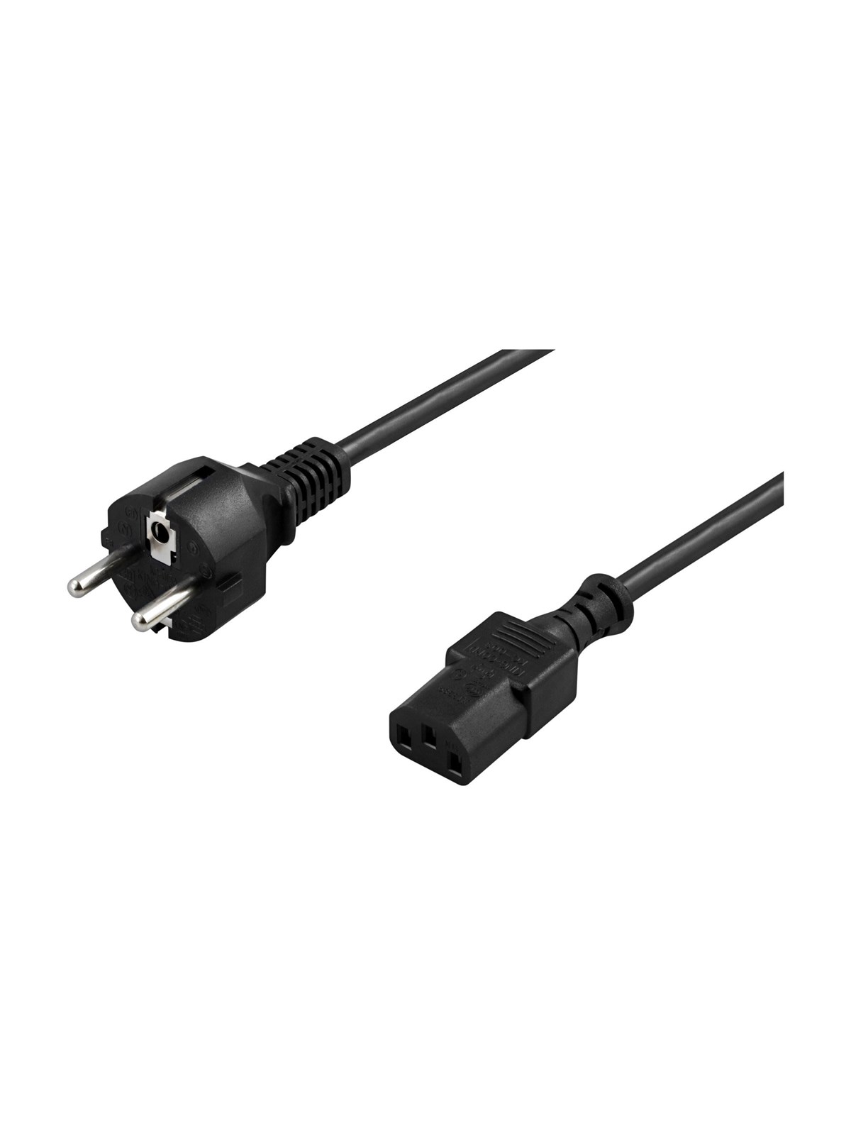 Deltaco DEL-111N - power cable - power CEE 7/7 to power IEC 60320 C13 - 10 m