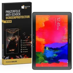 3x Panzerfolie für Samsung Galaxy Note Pro 12.2 ANTI-SCHOCK Displayschutz KLAR