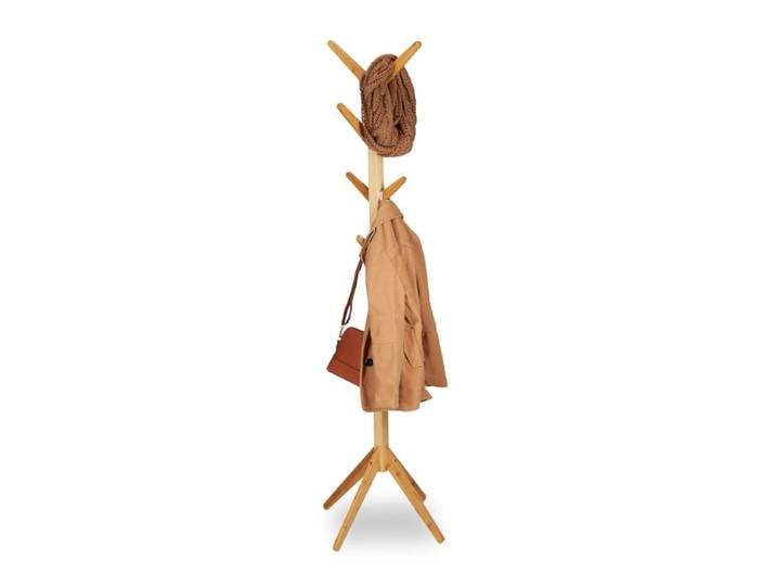 Relaxdays Portemanteau en bambou