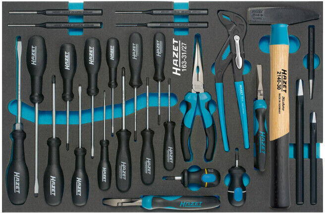 Jeu d'outils · tournevis · pinces, etc. 163-31/27 HAZET (163-31/27)