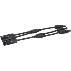Y-Verbinder MC4 Kabelverlängerung Paar 2-fach Abzweigbuchsen 0% MwSt nach §12 Abs. 3 UstG