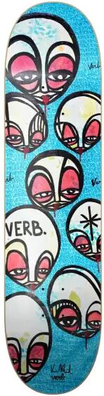 Skateboard Deck Verb (8.25" - Faces Blue)