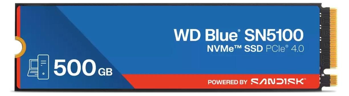 Western Digital WD Blue SN5100 M.2 SSD, 500 GB, 6600 MB/s
