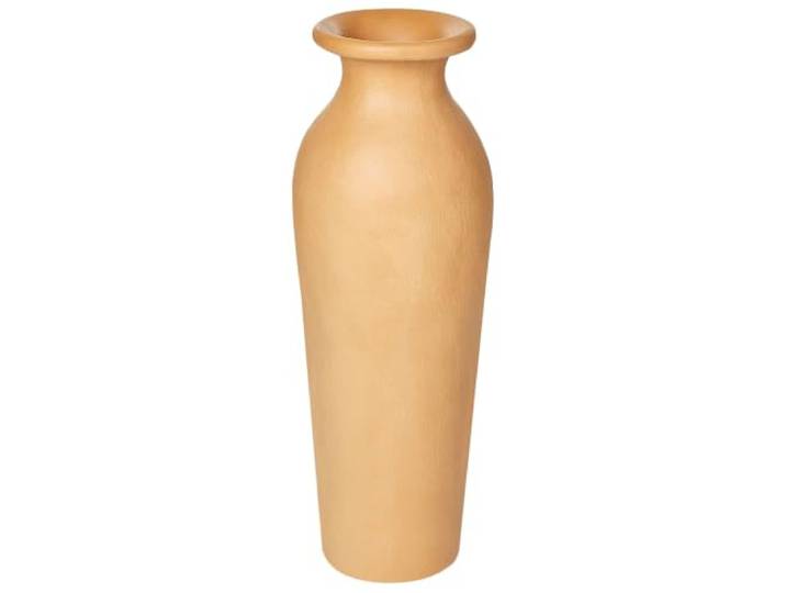 Dekovase aus Terrakotta orange 60 cm hoch handgefertigt Vintage Look Muar