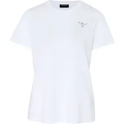 CHIEMSEE T-Shirt mit tonalem Stick & Print, Größe XS in Weiß 10