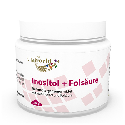 Vita World GmbH INOSITOL+FOLSÄURE Pulver 200 g 11229214