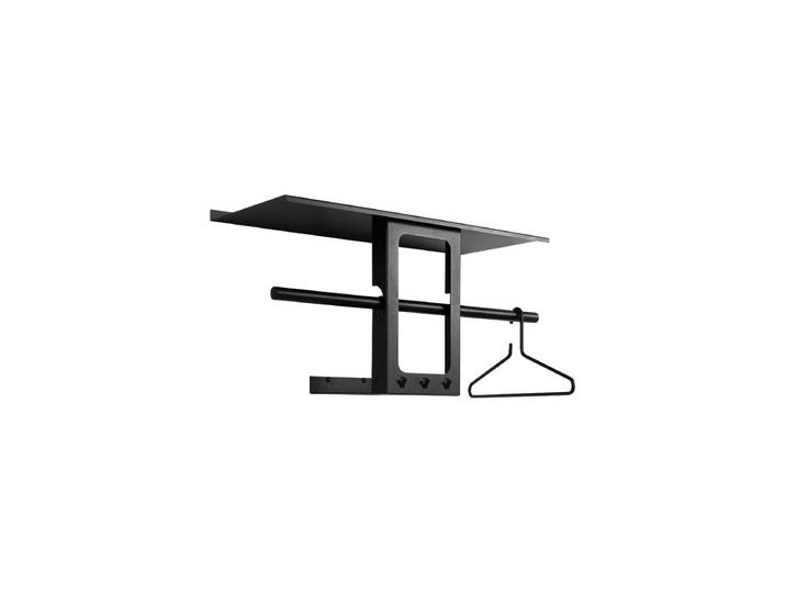 Design Wandgarderobe „Luno Small 70“ - Schwarz Spinder Design