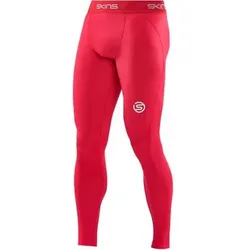 SKINS Kompressionshose S1 Long Tights, Größe L in Rot Rot