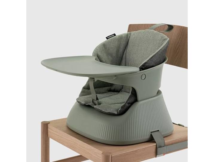 Hannie Hochstuhl The Portable High Chair Sitzerhöhung tragbar mobil universell Sage Green