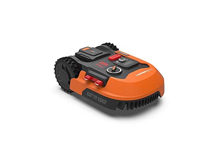 WORX Landroid WR167E, Mähroboter, 700 m² Plus Mähroboter mit Begrenzungskabel für Gärten bis 700m², AIA Navigation, App Steuerung und schwimmendem Mähwerk