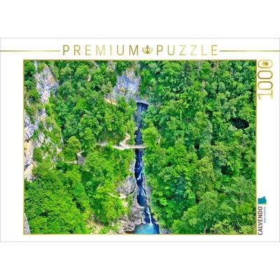 CALVENDO Puzzle Bei den Höhlen von Skocjan | 1000 Teile Lege-Größe 64x48cm Foto-Puzzle für glückliche Stunden