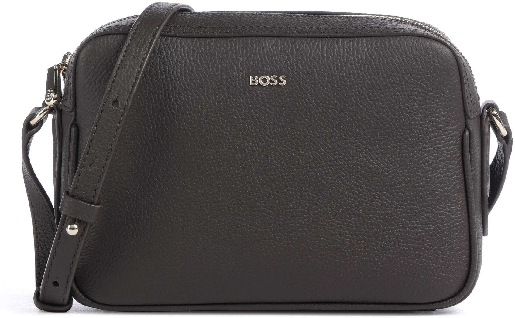 Boss Lenah Umhängetasche aus Leder, braun