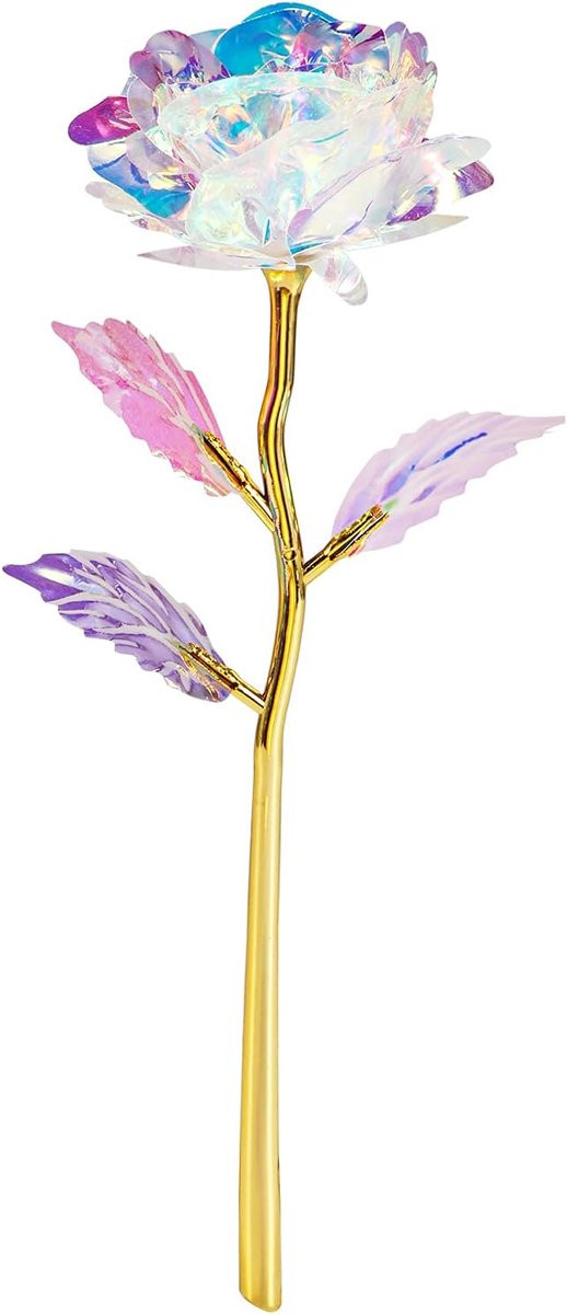 Gouden kunstbloemen rozen voor decoratie en creatieve cadeaus