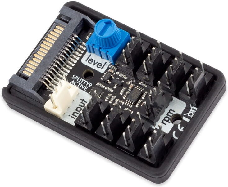 Aqua-Computer SPLITTY9 ACTIVE - aktiver Splitter f&uuml;r bis zu 9 PWM...