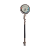 Mares XR Finimeter SPG52 - 360 Bar - 15cm Gummi-Schlauch