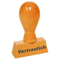 Colop Textstempel »Vertraulich« braun, 4.5x6.5x1.5 cm